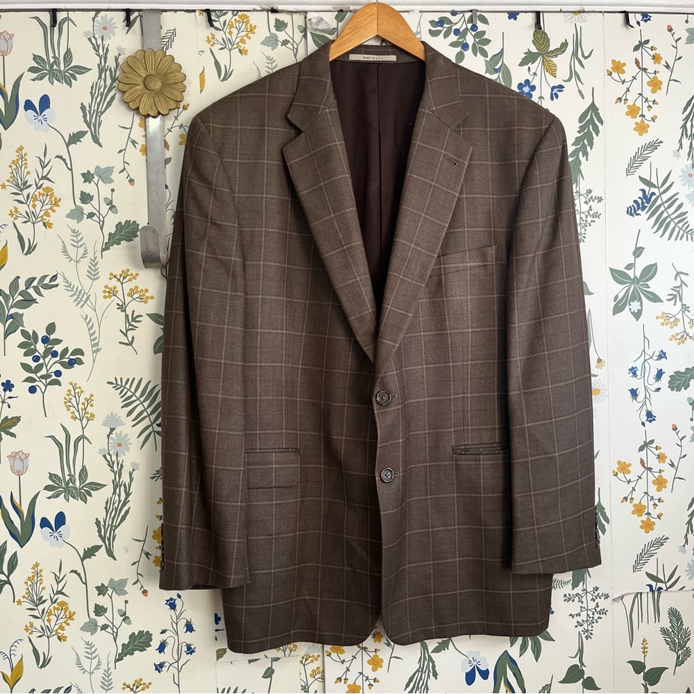 Burberry Men’s Blazer Silk/Wool Blend Size 46R